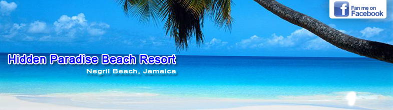 Negril Jamaica's world famous white sand beach, home of Hidden Paradise resort